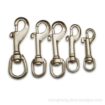 Swivel Eye Bolt Snap Hooks, Made of AISI 316 and 304 Stainless Steel with Polished Surface Finish